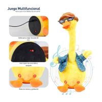 Peluche Pato Bailarín Musical Interactivo
