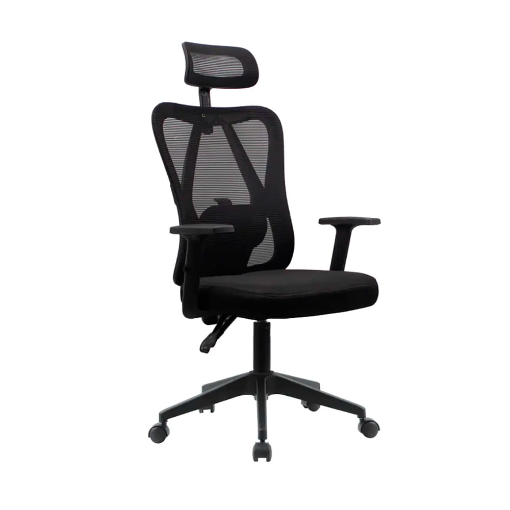 Silla De Oficina Ergonómica Presidente Kendo Color Negro Ofideas