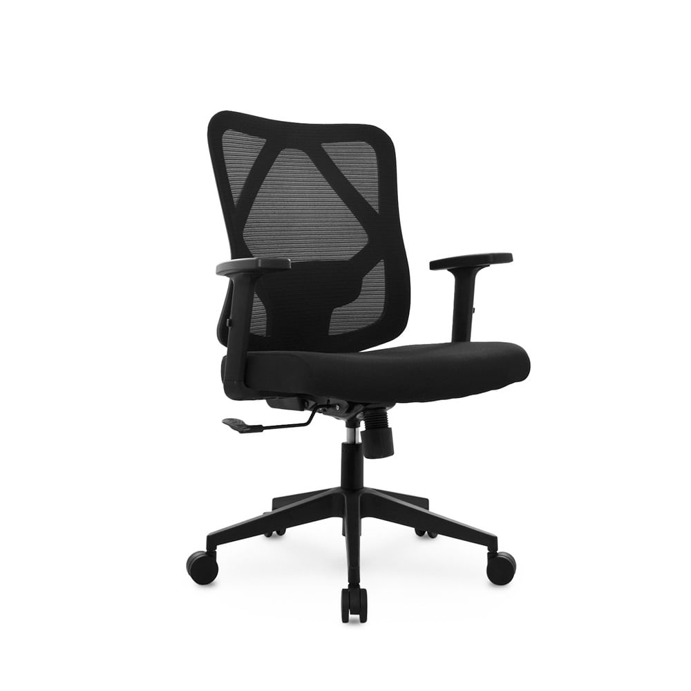Silla De Oficina Ergonómica Enko Gerente Syncro Negro Ofideas