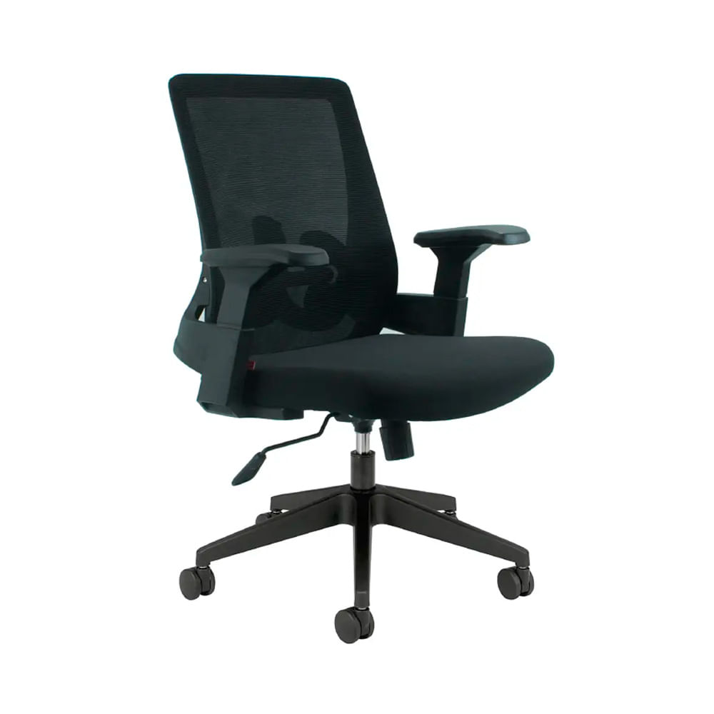 Silla De Oficina Giratoria Praga Negro Ofideas