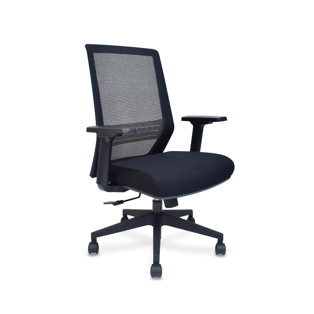 Silla De Oficina Ergonómica Musk Gerente Syncro Negro Ofideas