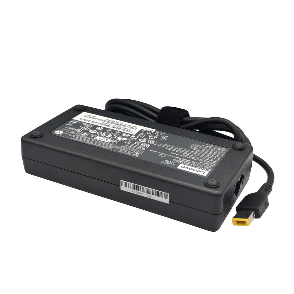 CARGADOR LENOVO 20V 8.5A 170W, PUNTA USB AMARILA PARA LENOVO THINKPAD P70 NEGRO P/N: ADL170NDC3A