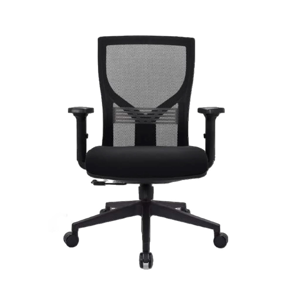 Silla De Oficina Ergonómica Tom Reclinable Gerente Negro Ofideas