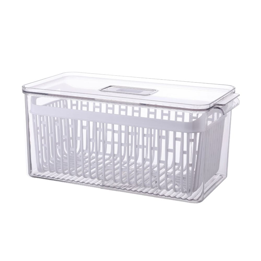 Contenedor de Alimentos Orange 35x16.5x15cm de Polietileno para Cocina