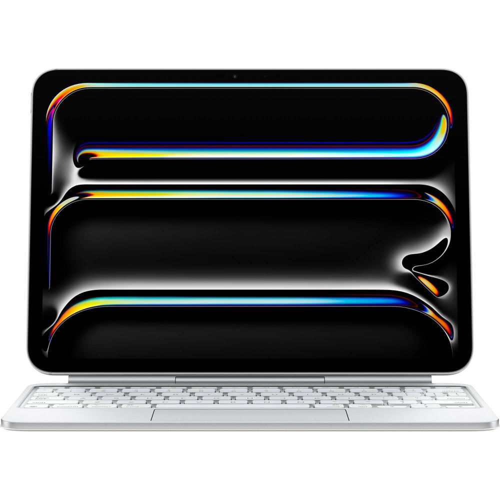 Teclado Mágico Apple para iPad Pro de 11"" M4 (Blanco, Inglés US) - Con Touchpad Multitáctil, Retroil