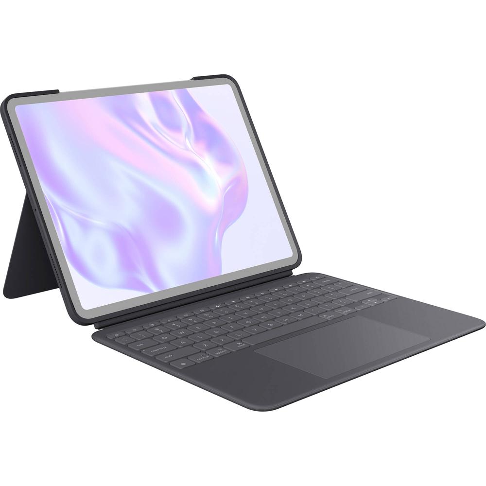 Funda con Teclado Retroiluminado Logitech Combo Touch para iPad Pro M4 de 13"" (Grafito) - Con Touchp