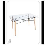 Mesa de Comedor Viki con Vidrio TU MESITA