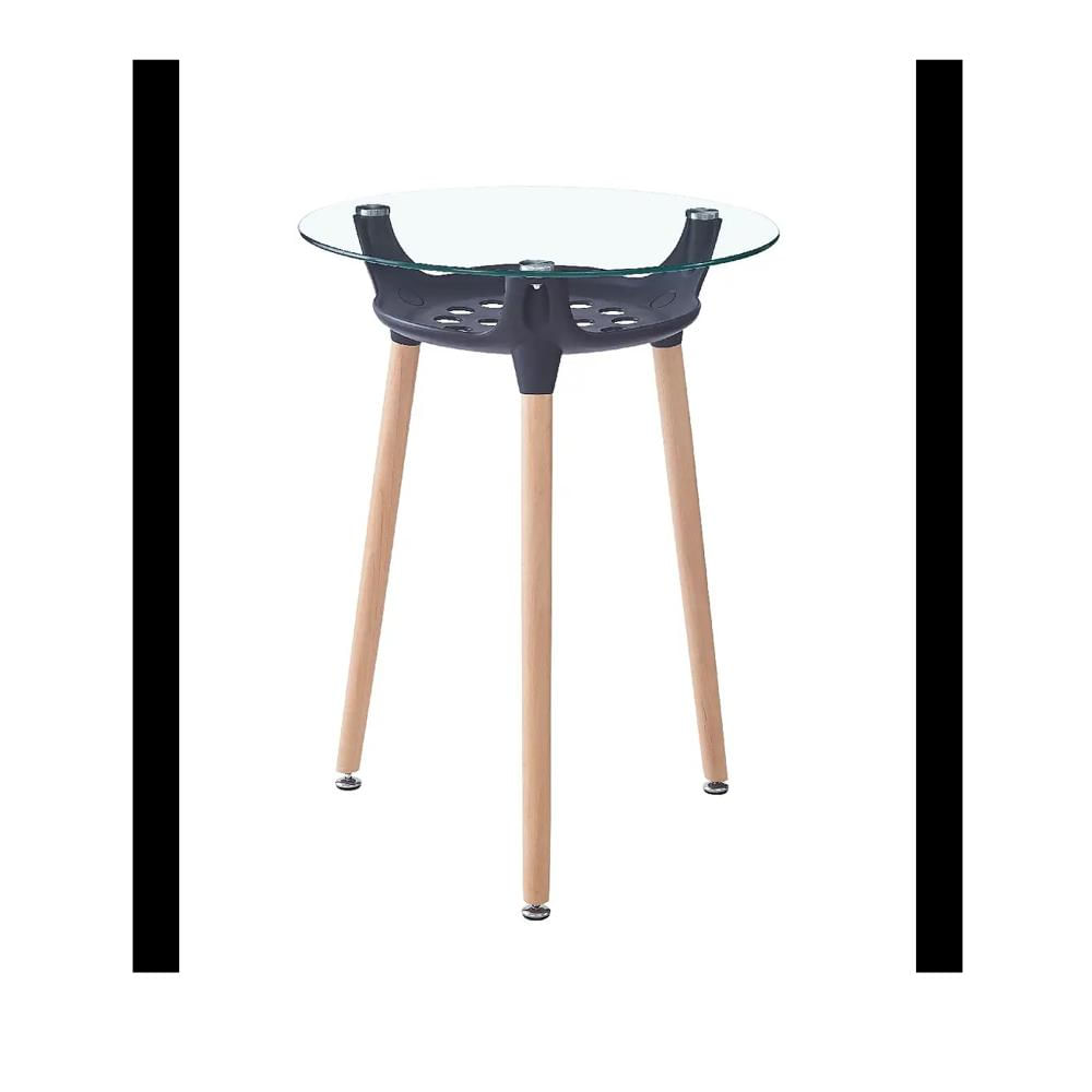 Mesa de Comedor Liam Vidrio Circular TU MESITA