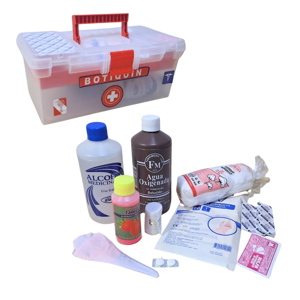 Botiquin Portatil De Primeros Auxilios Tipo Cajuela Grande