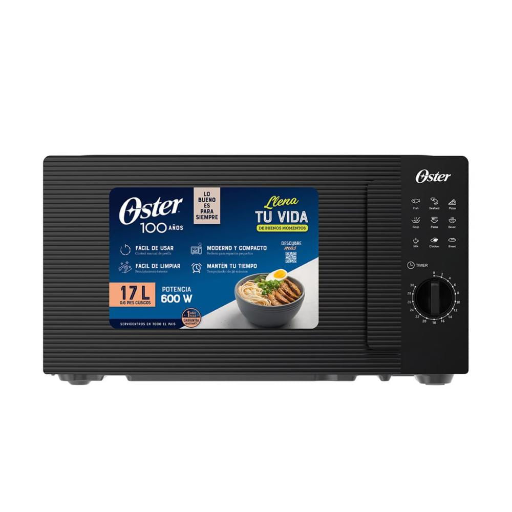 Horno Microondas Oster 17L Pogw1702 Negro