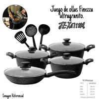 Juego De Ollas Finezza Antiadherente Ultra Granito FZ-X1713M