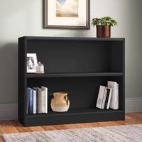 Librero Moderno Kikunoi Negro R&R MUEBLES