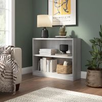 Librero Moderno Kikunoi Gris R&R MUEBLES