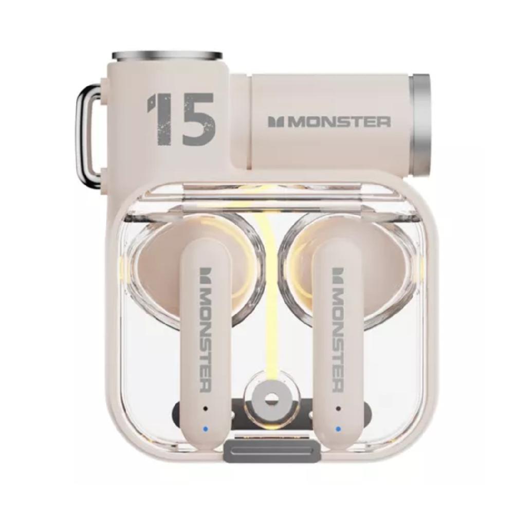 Audífonos Bluetooth Gamer Monster XKT15 Ivory