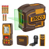 Nivel Laser 35m + Medidor de Distancia 75m Ingco COSLL0401