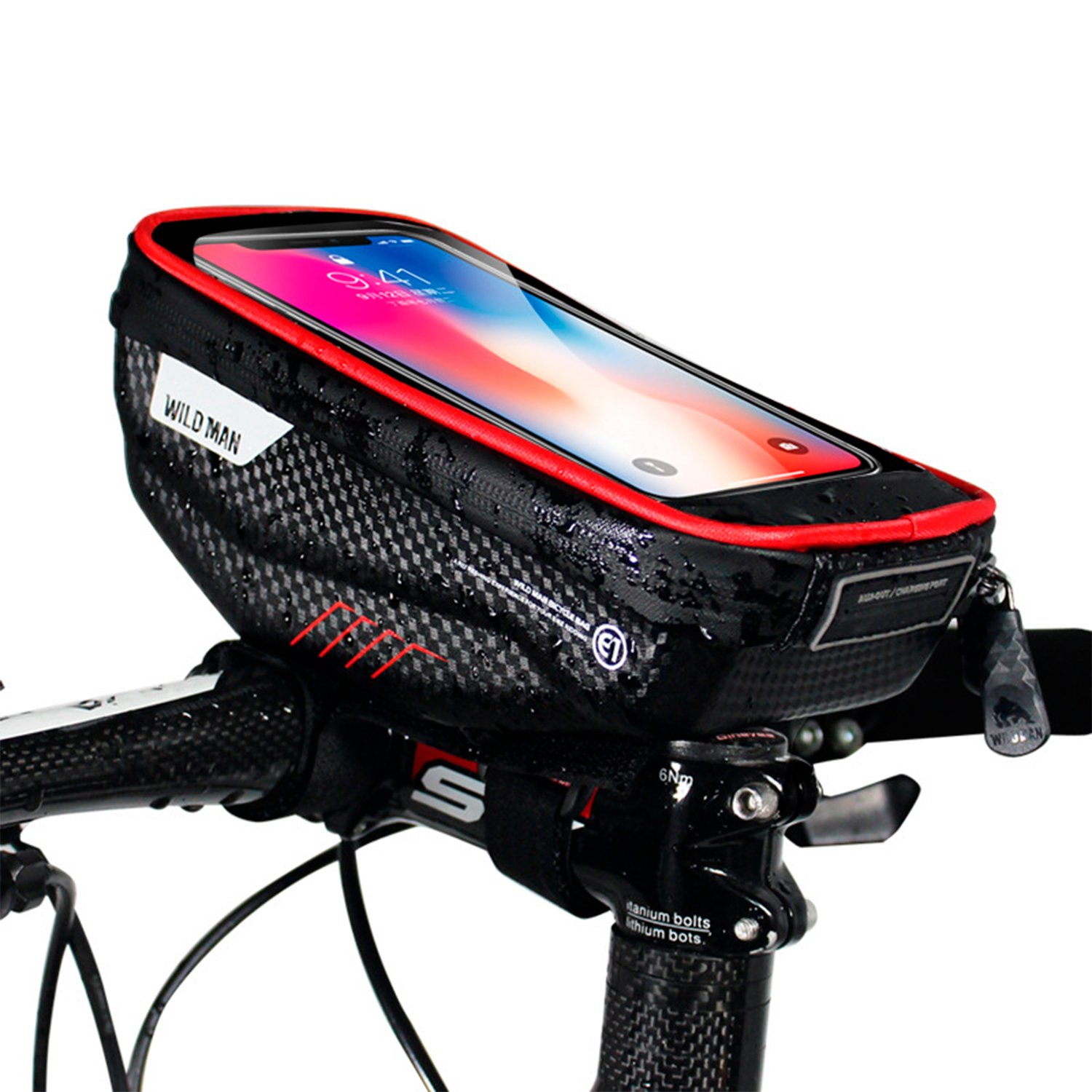 Estuche Rígido Celular Bicicleta Timón