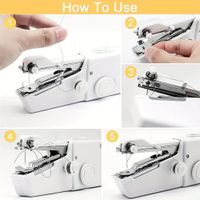 Máquina de coser portátil de mano