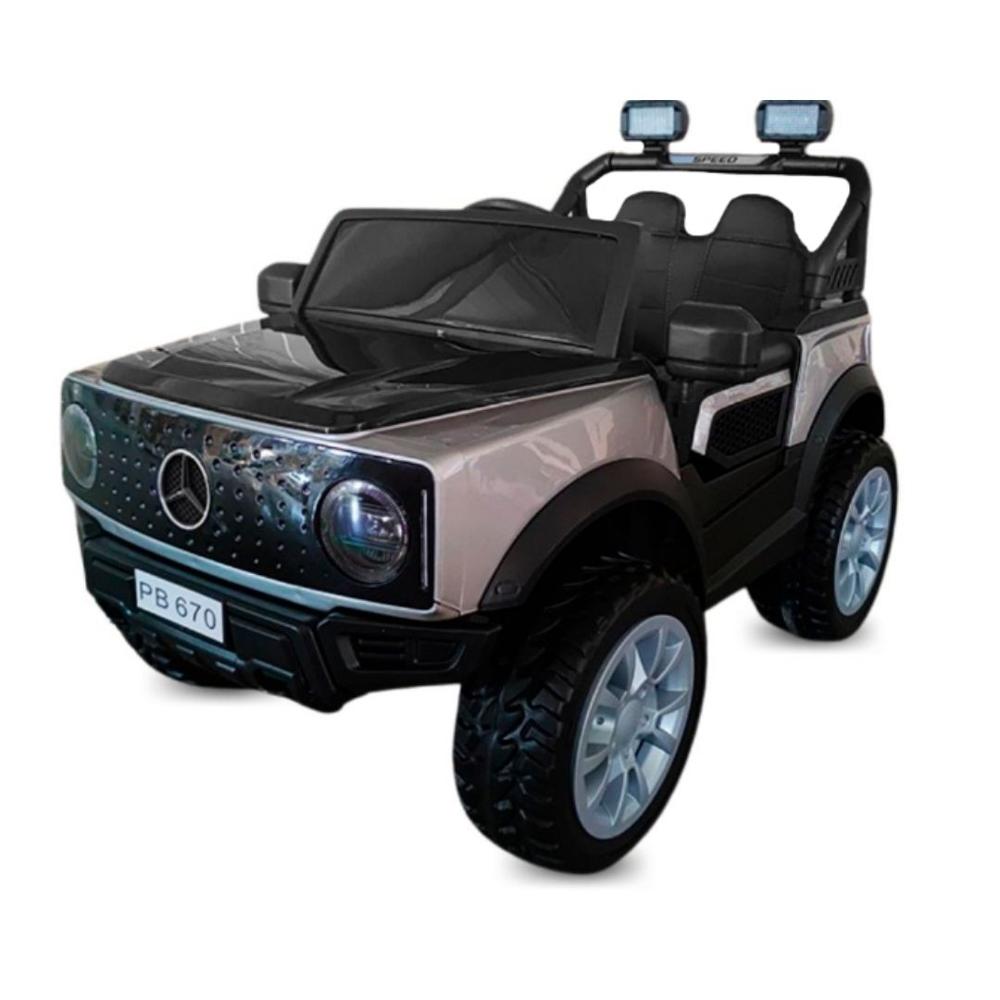 Carro a Batería Para Niños Mercedes Benz Toyin Gris