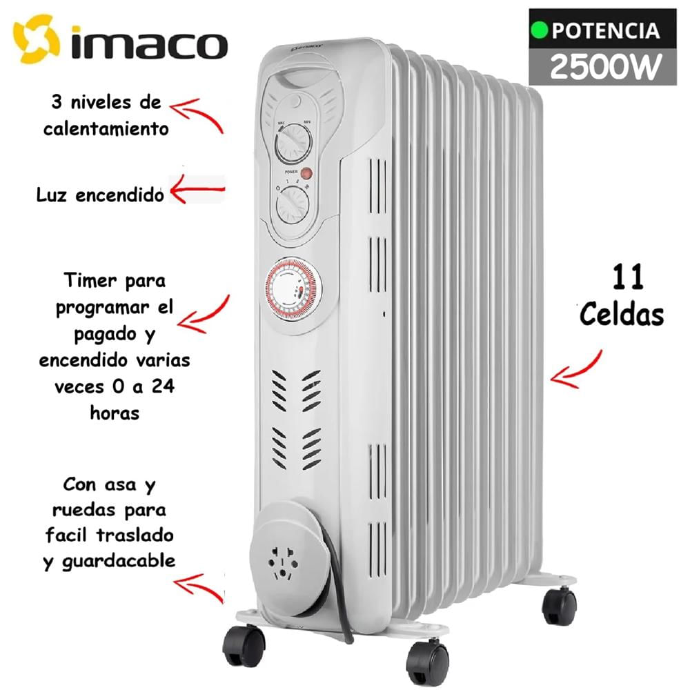 Termoradiadores 11 Celdas OFR11AO Imaco