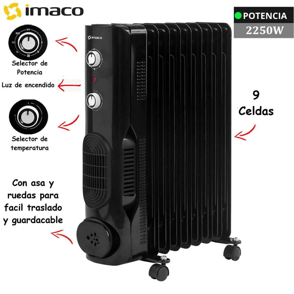 TERMO RADIADOR IMACO OFR9NK DE 9 CELDAS