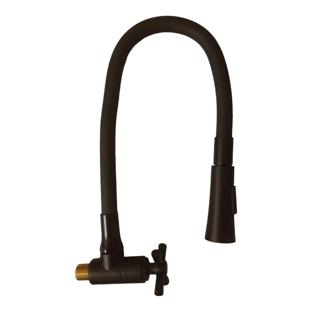 Grifo Cocina Premium flexible Aireador en Acero Negro Mate