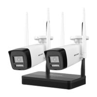 Cámara de Seguridad Hikvision 2Mp H.265 Wifi Nvs Kit Dos Bullet