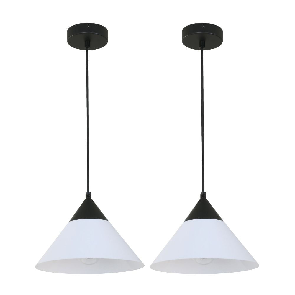 Pack de 2 Lámparas Colgantes Ikelite 10W 1 Luz E27
