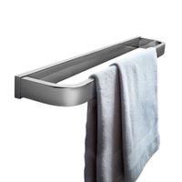 Toallero de Barra Vainsa Glamour Acero Inoxidable Plata