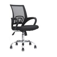 Silla de Oficina Moderna Malcoy color Negro Giratoria TU MESITA