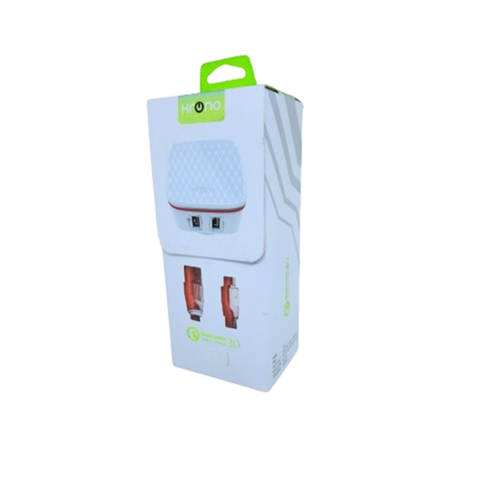 Adaptador Enchufe De Viaje -Multipuerto - K 26 USB x2 Entradas 30 W Krono