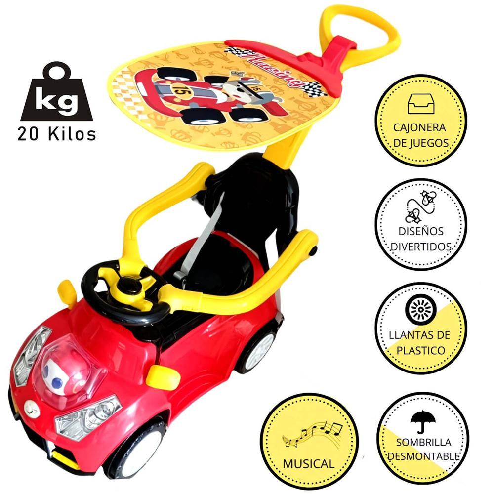 Buggy Correpasillo de Paseo Voyage Musical Robot A Rojo