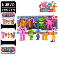 Set de Figuras Articulables Pocoyo y sus Amigos 5pcs