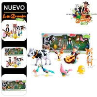 Set de Figuras Articulables La Granja de Zenón 9 pzs