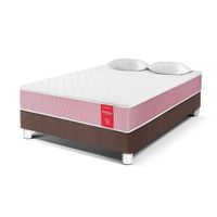 Cama Paraiso Medallón Ergo 2 Plazas Chocolate