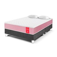 Cama Paraíso Medallón Ergo Queen Charcoal
