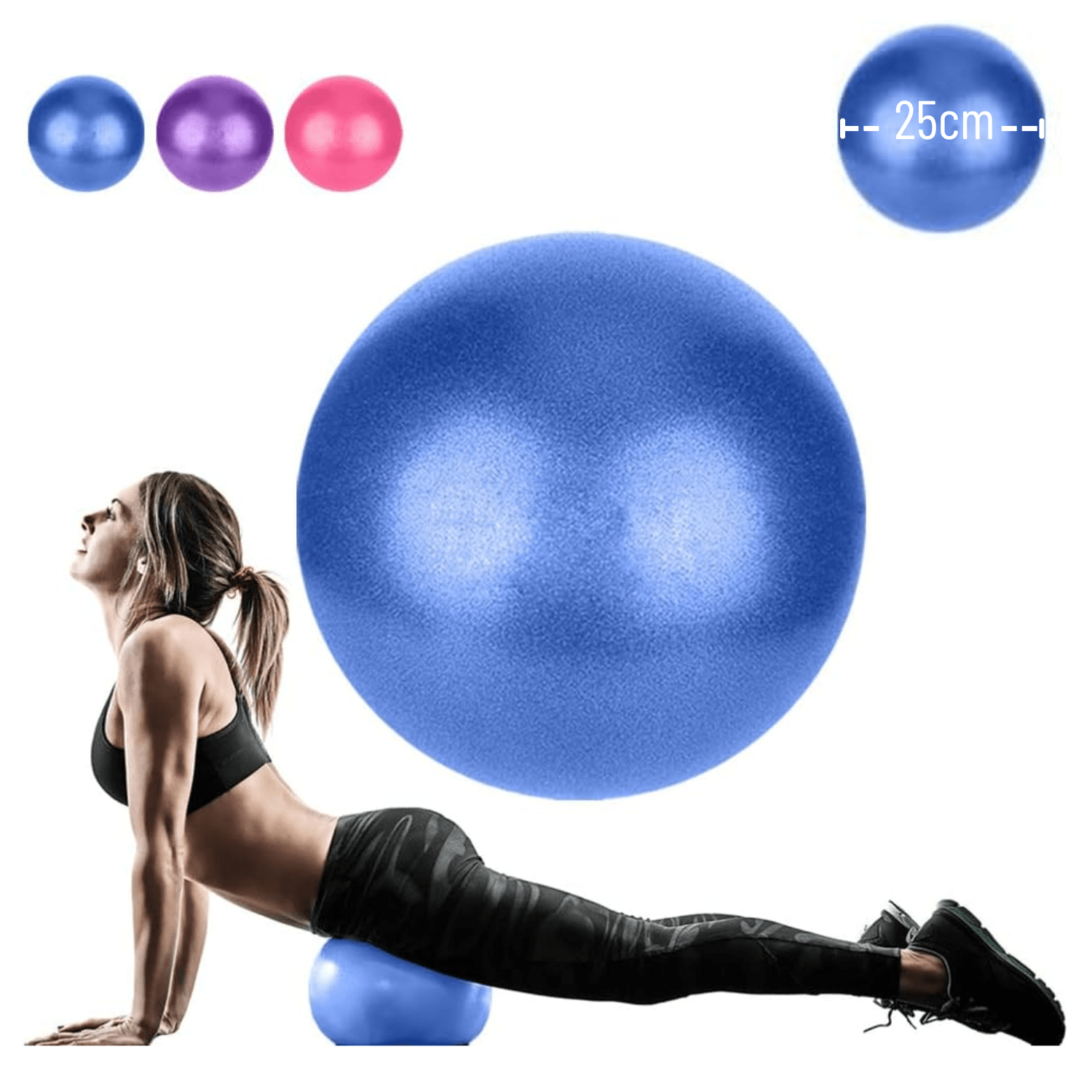 Pelota de Pilates de 25cm de Terapia pelota de yoga