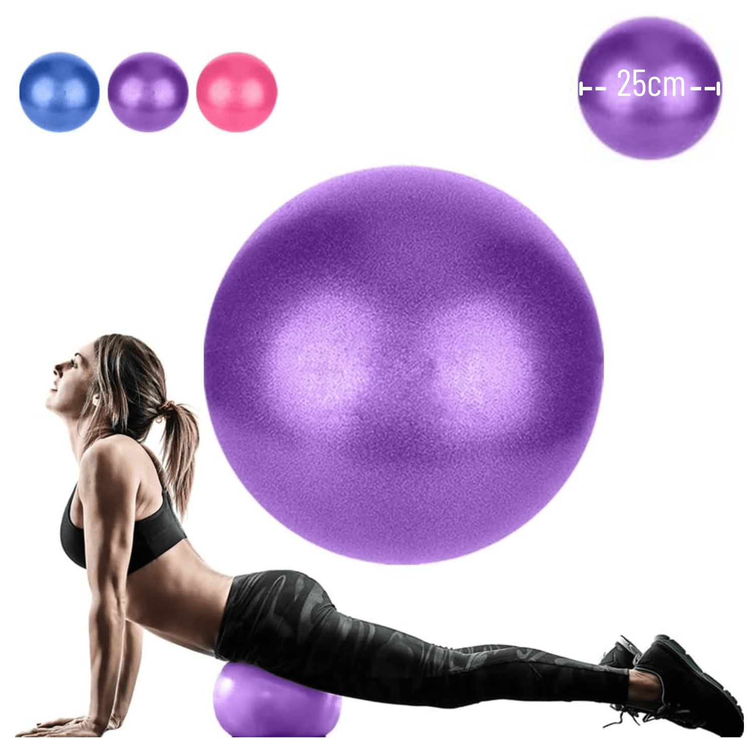 Pelota de Pilates de 25cm de Terapia pelota de yoga