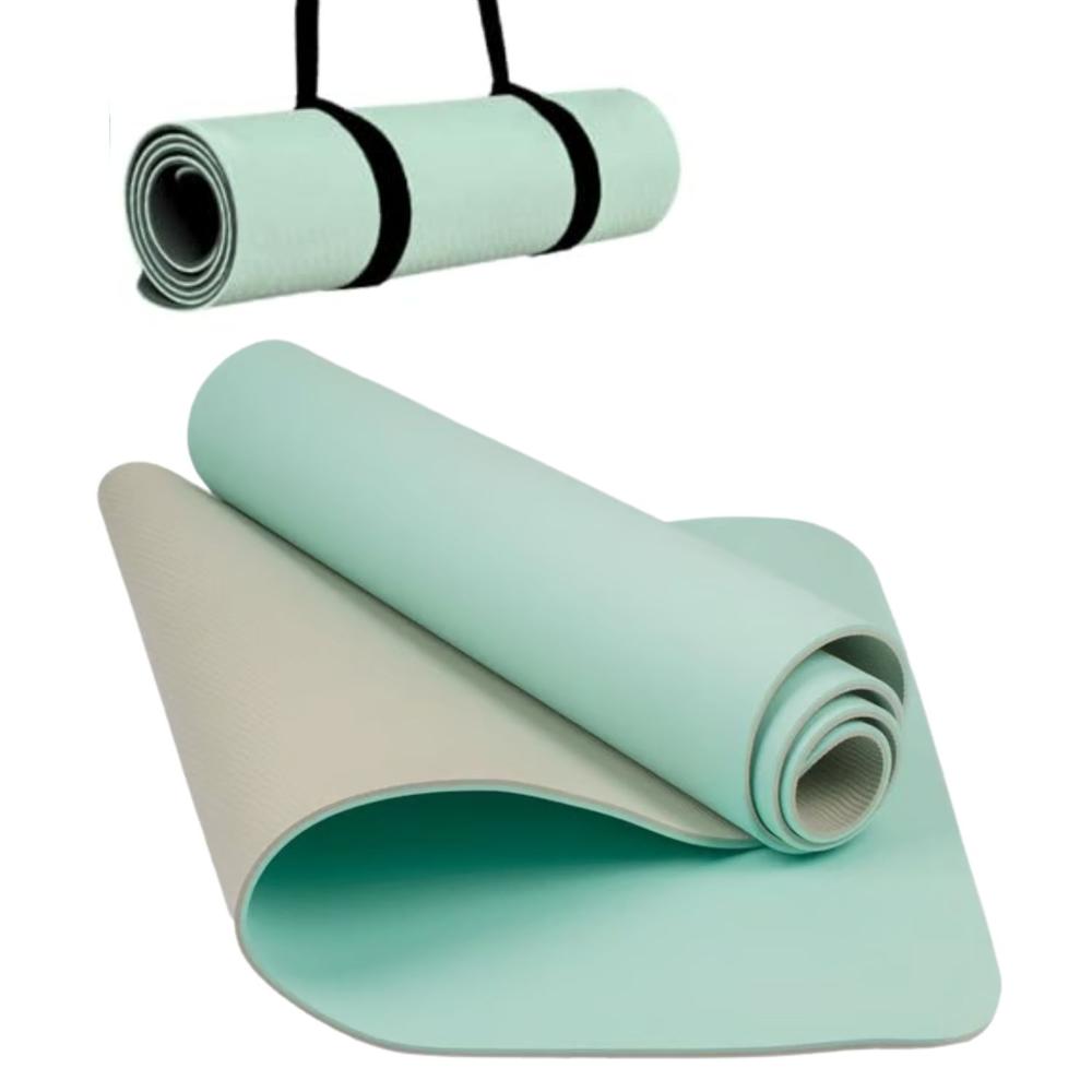 Mat de Yoga Antideslizante Profesional 4mm Verde