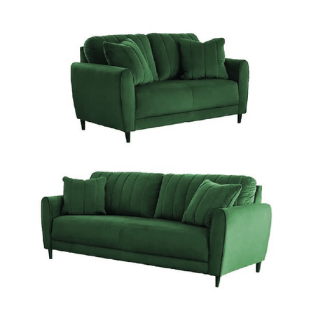 Juego de Sala Venecia 3 2 Verde Alto Hogar Juego de Sala Venecia 3 2 Verde Alto Hogar