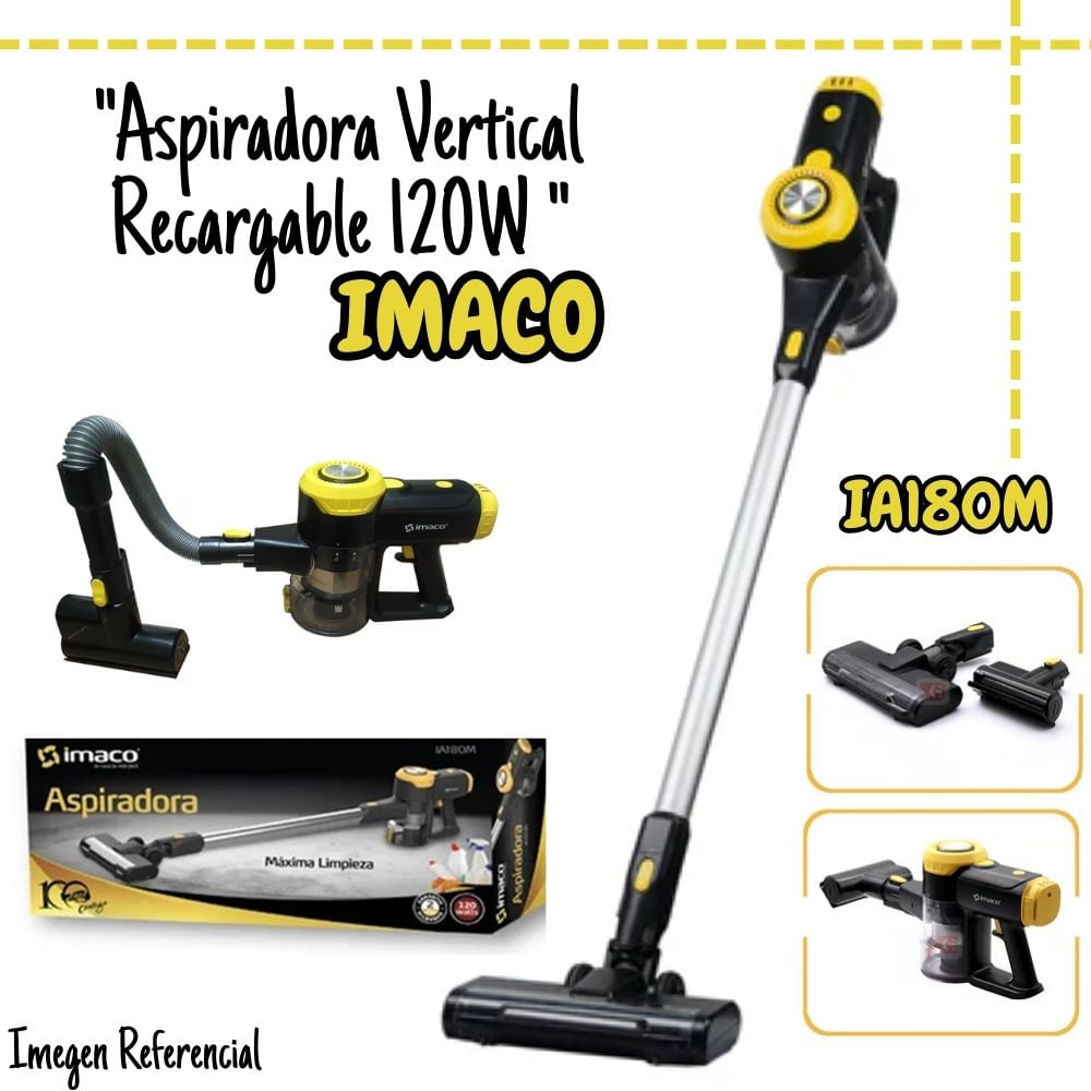 Aspiradora Vertical Recargable 120W IA180M