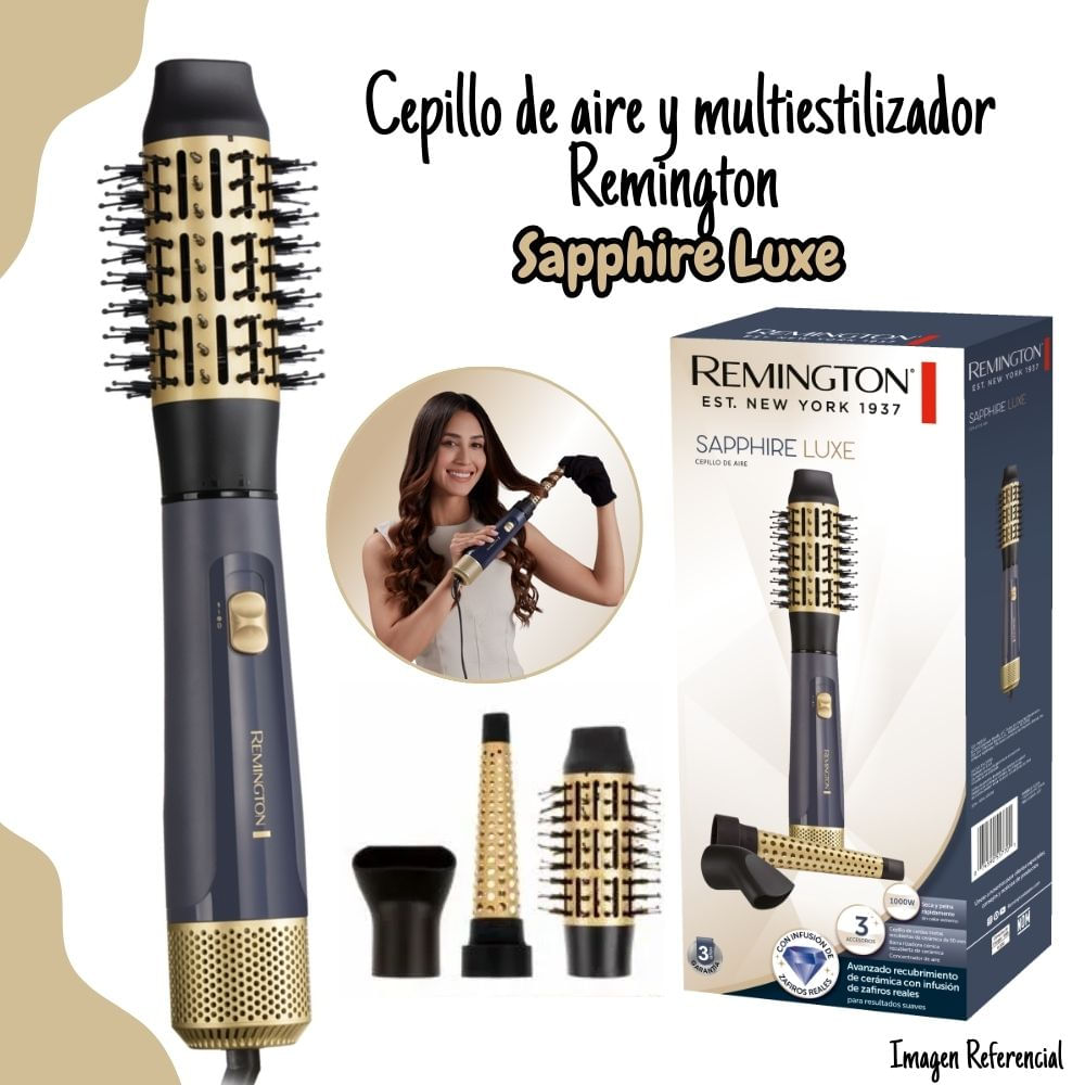 Cepillo de Aire Remington 3 en 1 Sapphire Luxe