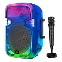 Parlante Bluetooth Eversound Bristol FX 8"" - EV 1001 con Micrófono Alámbrico
