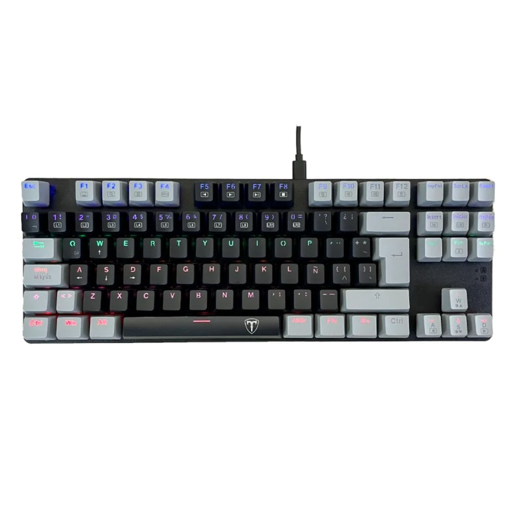 Teclado T-Dagger Bora TGK313 TKL Rainbow Spa Black/Grey