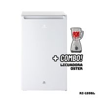 Frigobar INDURAMA 122 Litros RI-159BL Blanco + Licuadora OSTER Blanca