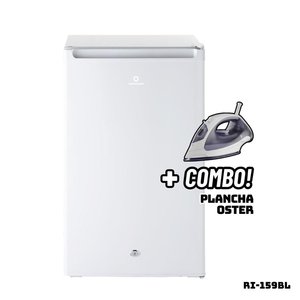 Frigobar INDURAMA 122 Litros RI-159BL Blanco + Plancha OSTER