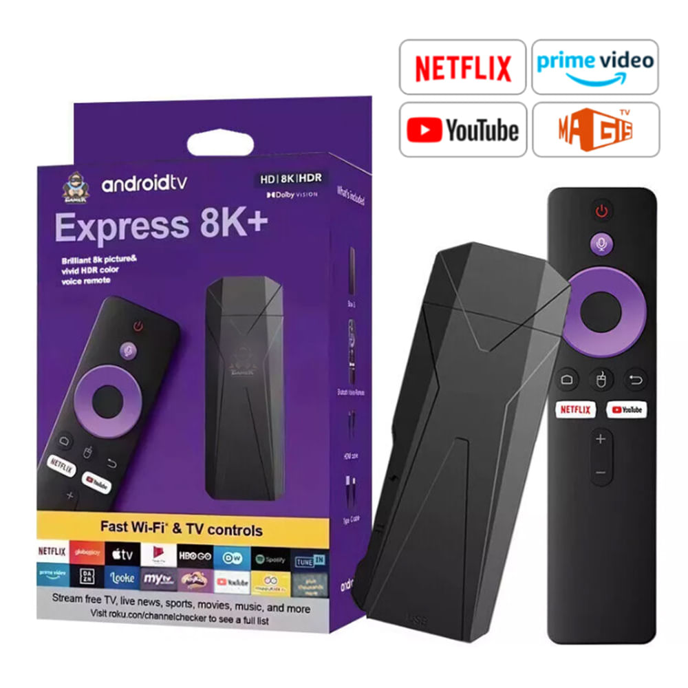Convertidor Tv Android Certificado tipo FIRE STICK TV BOX