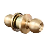 Chapa pomo de Dormitorio Acero Inoxidable Dorado Werken Plus