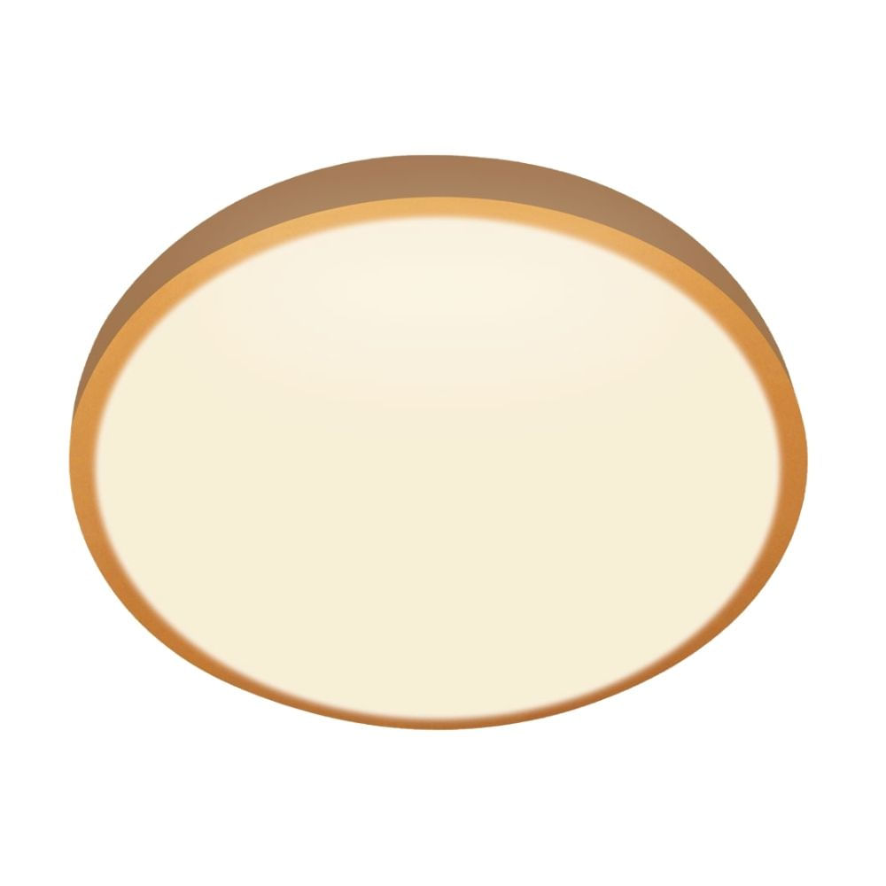 Plafon LED Dixon 48W Luz Cálida Dorado