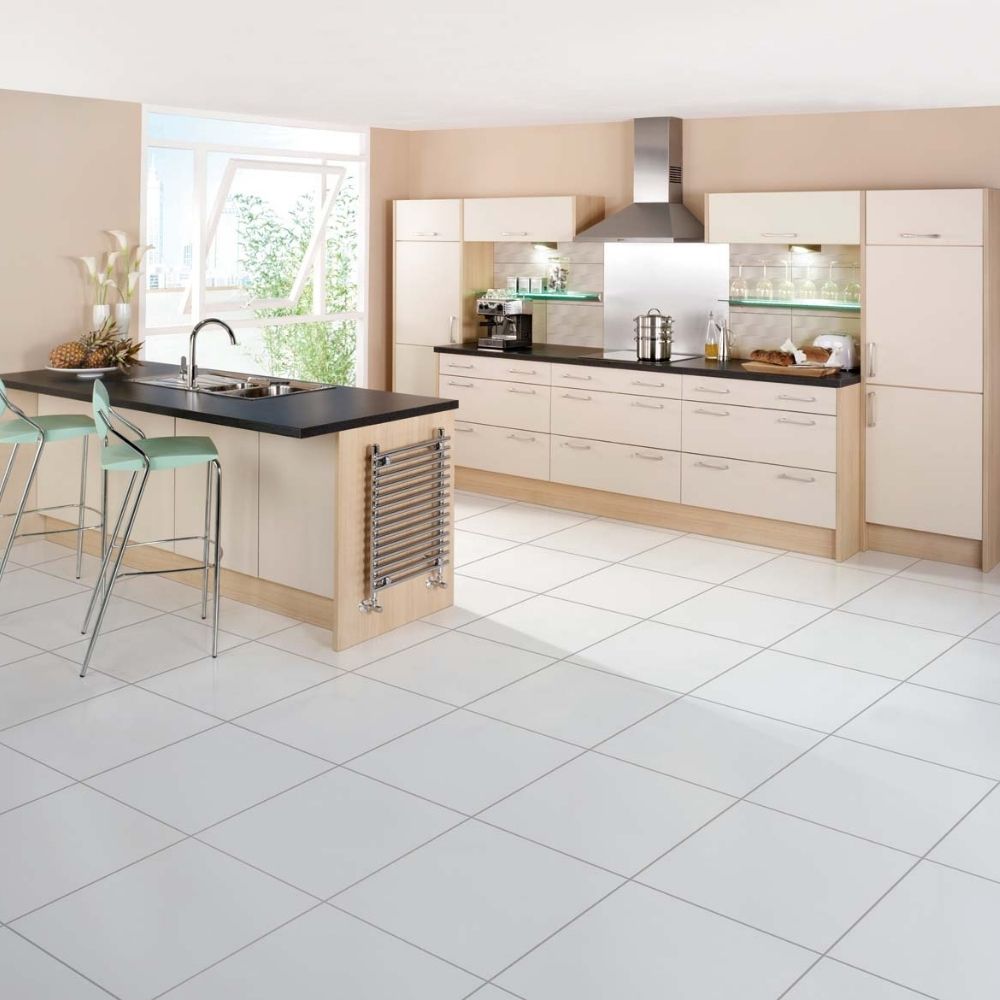 Piso Cerámico Liso America Blanco 45X45cm 2.23m2 Celima