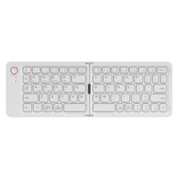Teclado Inalámbrico Plegable Bluetooth Multidispositivo CMKB023 - Blanco